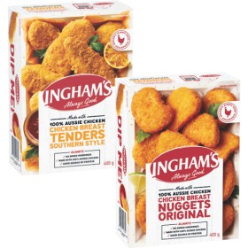 Ingham%26rsquo%3Bs+Chicken+Breast+Tenders%2C+Nuggets+or+Fingers+400g