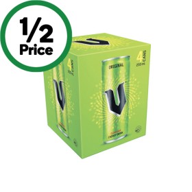 V-Energy-Drink-4-x-250ml on sale