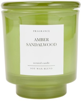 Pistachio+Glass+Candle