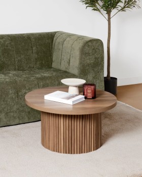 Ryan+Ribbed+Coffee+Table+-+Walnut