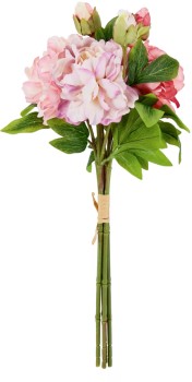 Artificial+Red+and+Pink+Peony+Bunch