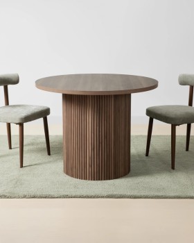 Ryan+Ribbed+Dining+Table+-+Walnut