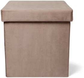 Square-Storage-Ottoman-Chocolate on sale