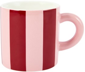 Berry-Stripe-Mug on sale