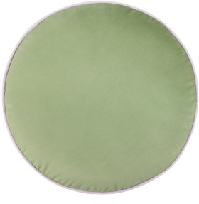 40cm-Velvet-Round-Cushion-Sage on sale
