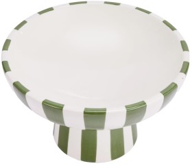 Stripe+Ceramic+Decor+Bowl