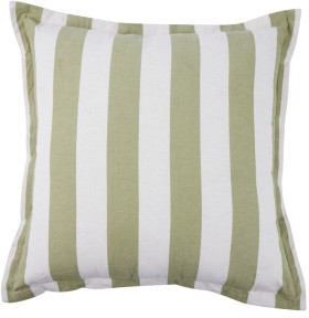 50cm-Stripe-Cushion-Sage on sale