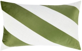 Diagonal+Stripe+Cushion+-+Sage