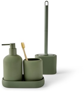 Bathroom-Accessory-Set-Green on sale