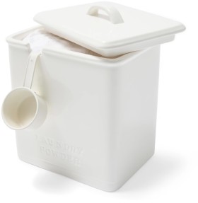 Ceramic-Laundry-Jar-with-Ladle on sale