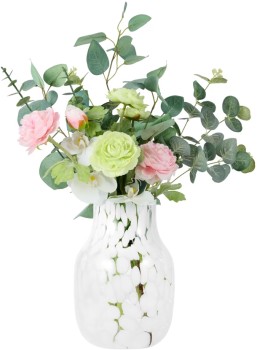 White+Confetti+Glass+Vase
