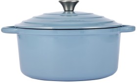 5L-Cast-Iron-Casserole-Light-Blue on sale