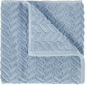 Chevron-Cotton-Hand-Towel-Blue on sale