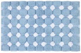 Popcorn+Bath+Mat+-+Blue