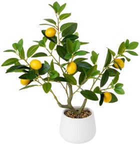 Artificial+Lemon+Tree+in+Pot