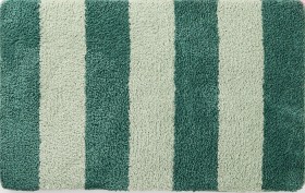 Green-Thick-Stripe-Bathmat on sale