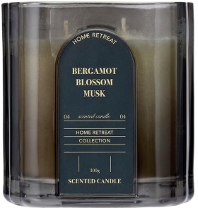 Bergamot-Home-Retreat-Glass-Candle on sale