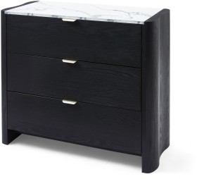 Hazel-3-Drawer-Chest-Black on sale