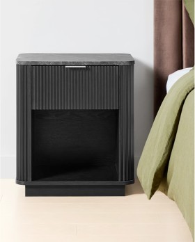 Claire+Bedside+Table+-+Black