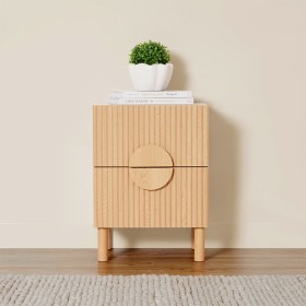 Ryan-Ribbed-Bedside-Table on sale