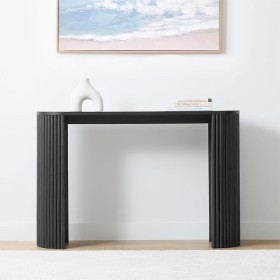 Ribbed-Console-Table-Black on sale