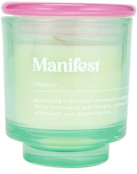 Manifest+Glass+Candle