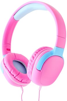 Over-Ear+Wired+Kids+Headphones+-+Pink