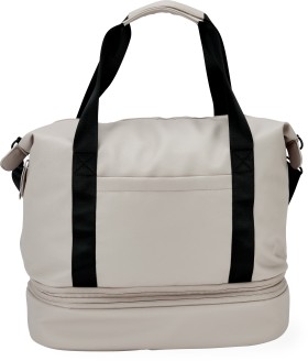 PU+Weekender+Bag+-+Beige