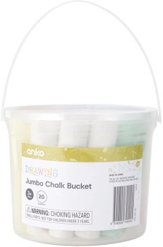 20-Pack-Jumbo-Chalk-Bucket on sale
