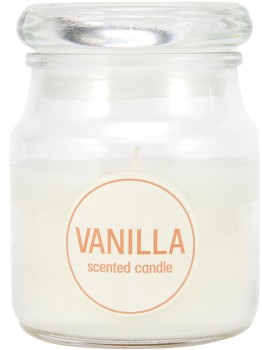 Vanilla+Glass+Jar+Candle