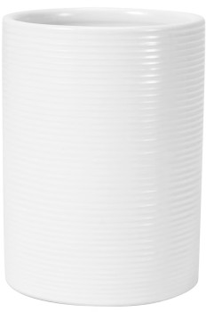 Ribbed+Tumbler+-+White