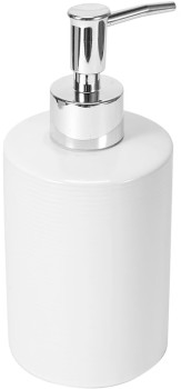 Ribbed+Soap+Dispenser+White