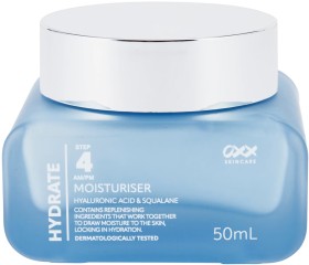 OXX+Skincare+Step+4+AM%2FPM+Hydrate+Moisturiser+50ml+-+Hyaluronic+Acid+and+Squalane