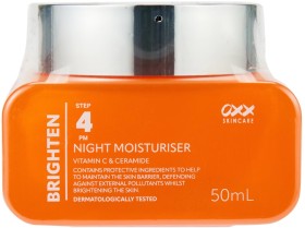 OXX-Skincare-Step-4-PM-Brighten-Night-Moisturiser-50ml-Vitamin-C-and-Ceramide on sale