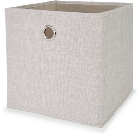 Collapsible-Storage-Cube-Linen-Look on sale