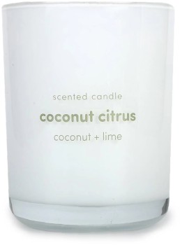 Coconut-Citrus-Scented-Candle on sale