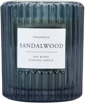 Sandalwood-Glass-Candle on sale