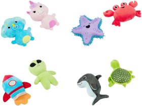2+Pack+Pet+Plush+Puppy+Toys+-+Assorted