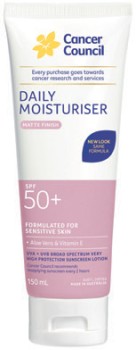 Cancer-Council-Daily-Moisturiser-Matte-SPF-50-150mL on sale