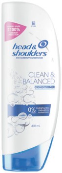 Head-Shoulders-Clean-Balanced-Conditioner-400mL on sale