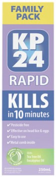 KP24-Rapid-Head-Lice-Solution-With-Comb-250mL on sale