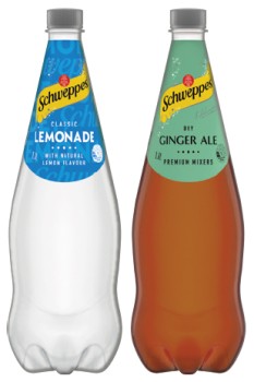 Schweppes+Mixers%2C+Soft+Drink+or+Natural+Mineral+Water+1.1+Litre+Selected+Varieties