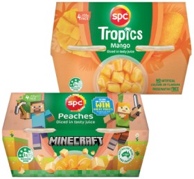 SPC+Diced+Fruits+In+Juice+4+Pack+Selected+Varieties