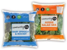 Community+Co+Baby+Spinach+%26amp%3B+Rocket+100g+or+Aussie+Salad+Mix+110g