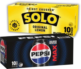 Pepsi-Solo-or-Schweppes-10x375mL-Selected-Varieties on sale