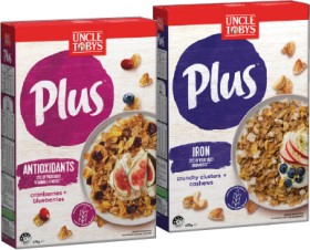 Uncle+Tobys+Plus+Cereal+620%E2%80%91705g+Selected+Varieties
