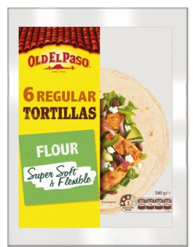 Old-El-Paso-Tortillas-Regular-6-Pack-Selected-Varieties on sale