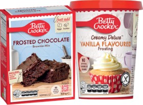 Betty-Crocker-Baking-Mix-320500g-or-Creamy-Deluxe-Frosting-400g-Selected-Varieties on sale