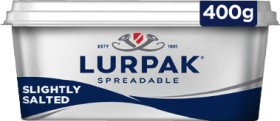 Lurpak+Spreadable+Butter+Slightly+Salted+400g
