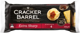 Cracker+Barrel+The+Vintage+Cheddar+Cheese+Block+250g+Selected+Varieties